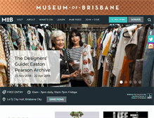 Tablet Screenshot of museumofbrisbane.com.au
